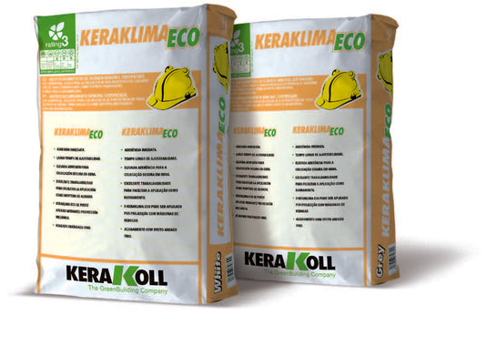 MORTERO ADHESIVO KERAKLIMA ECO BLANCO 25KG