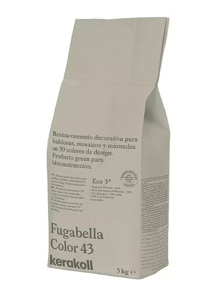 MORTERO JUNTAS FUGABELLA COLOR 43 3KG