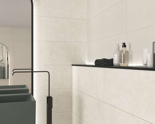 P. BLANCA ARENISCA PERLA 30x90 (CAJA 1,35m2)