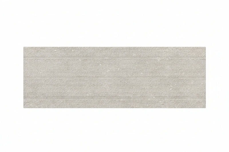 Cargue la imagen en el visor de la galería, P. BLANCA RELIEVE ARENISCA PERLA 30X90 (CJ 1,35m2)
