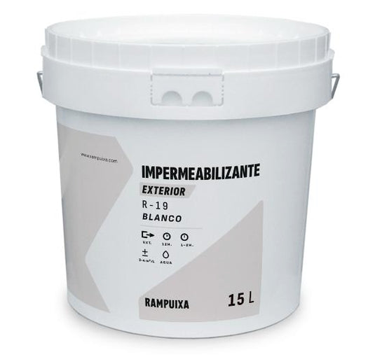 REVESTIM IMPERM FIBRA RAMPUIXA BLANCO 15LT