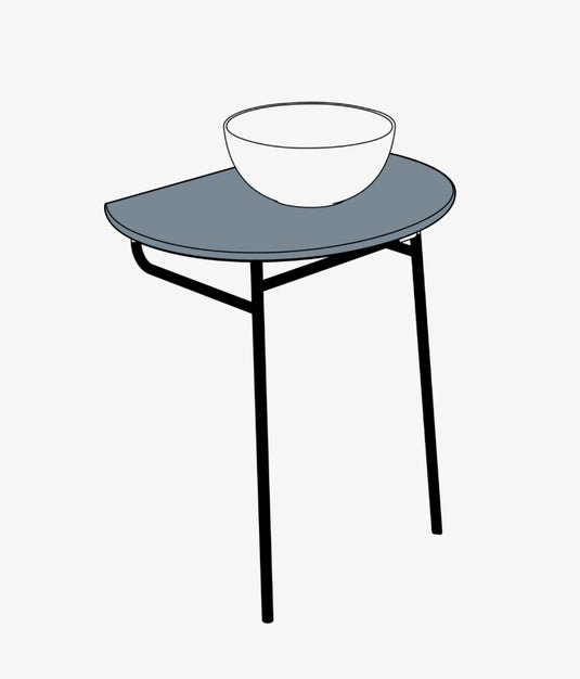 ESTRUCTURA A PARED LALITA 70X50 BLUETTE