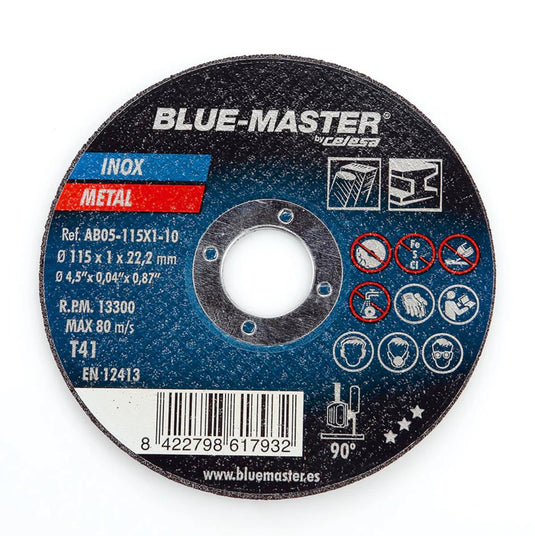 LATA 10PCS DISCO ABRAS.INOX&METAL 125X1