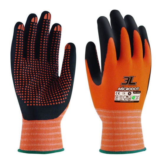 GUANTE MICRODOT T8