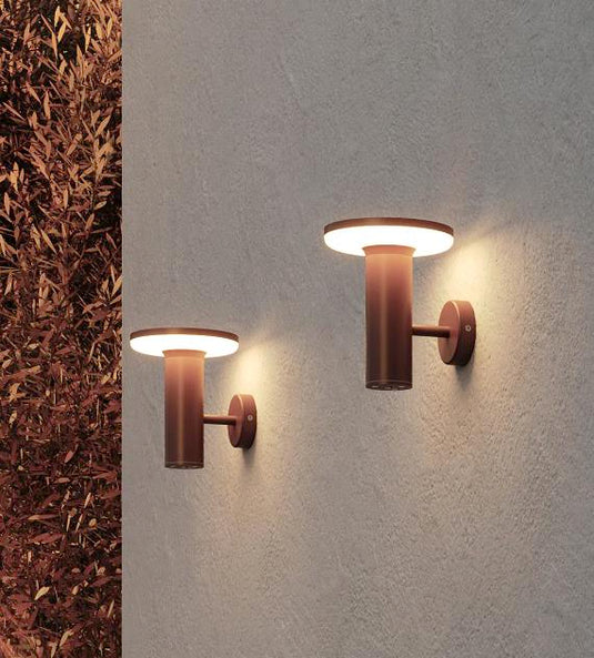 MAC WALL BASE 12 110  2700K/3200K/4000K CORTEN TEXTURIZADO