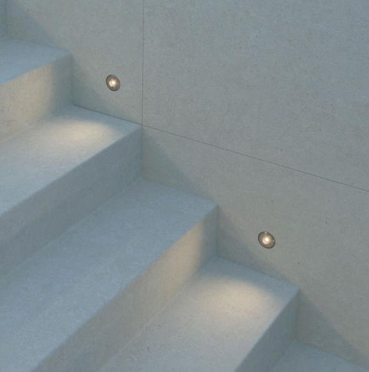 DIS 2 BALIZA PARED 90 3000K PLATA CEPILLADA