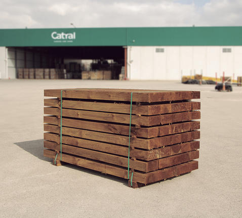 TRAVIESA MADERA 20X10X250CM