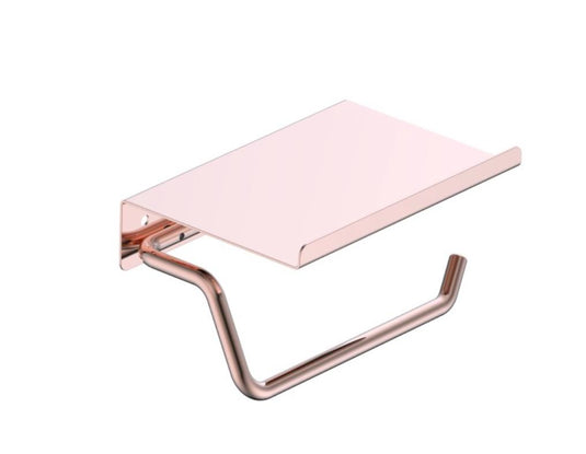 PORTARROLLO C/REPISA ESSENTIAL ORO ROSA CEPILL