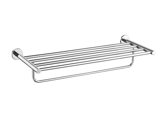 TOALLERO MULTIPLE ACERO INOX ACABADO CROMO