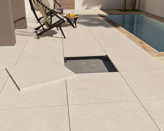 PAV. PORC. ARENISCA ARENA 60,8x60,8 (CAJA 1,48m2/)