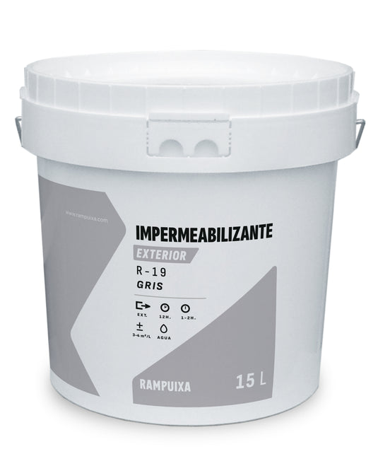 REVESTIM IMPERM FIBRA RAMPUIXA GRIS 15LT