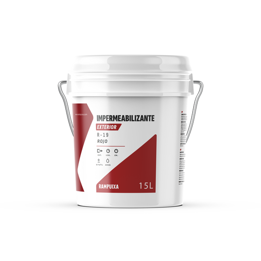 REVESTIM IMPERM FIBRA RAMPUIXA OXIDO ROJO 15LT