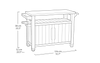 MUEBLE BARBACOA EXT. 134x52x90