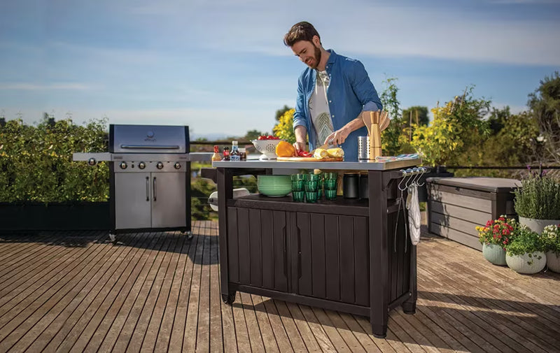 Cargue la imagen en el visor de la galería, MUEBLE BARBACOA EXT. 134x52x90
