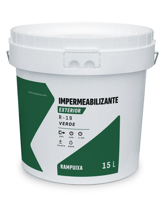 REVESTIM IMPERM FIBRA RAMPUIXA VERDE 15LT